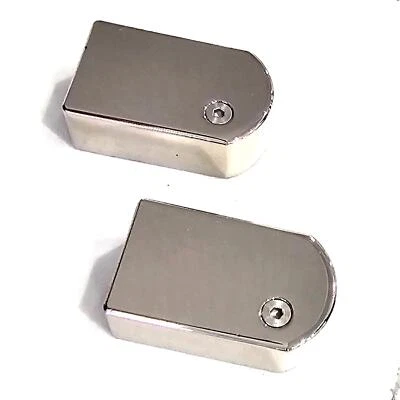 2 X Custom For Beretta Magazine Plate Extension 92 Series Metal Nickel Plated