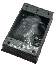 HUBBELL 5406-0 Weatherproof Box Extension 1 Gang Gray BELL DOOR 54060