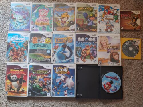 Bereiken pint Pastoor Wii game and Wii u game lot Fortune Street, Kirby and more 17 games in all!  | eBay