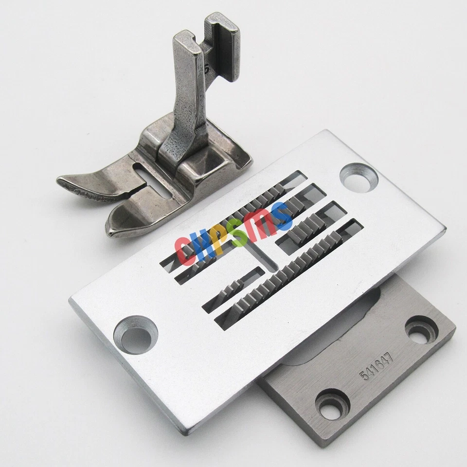 PARA CANTANTE 20U MÁQUINA ZIG ZAG PLACA DE GARGANTA/ALIMENTACIÓN PERRO/PIE PRENSADOR Foto 3 de 4