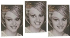 Magnetic Photo Frame - Rigid Vinyl Protector 3 Pack (4" x 6")