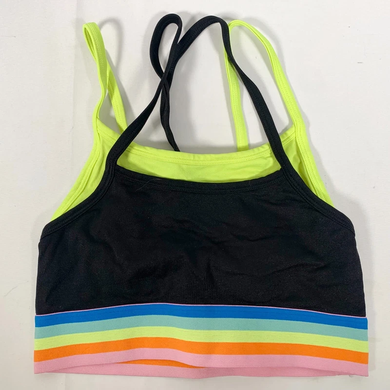 fabletics rainbow sports workout gym athleisure tank-bra
