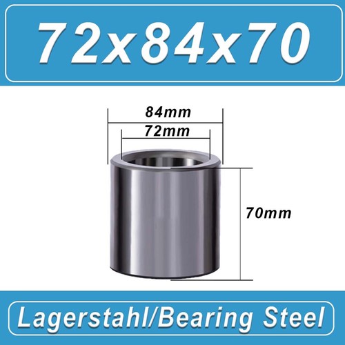 Lager Stahlhülse Buchse ID 70/72/75-130mm verschleißfeste Abstandshalter - Bild 58 von 154