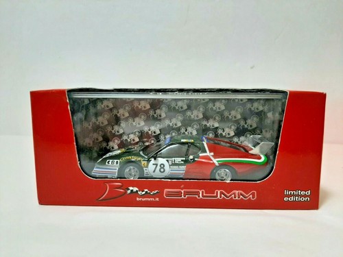 Brumm 1/43 Scale R212B - Ferrari 512BB Le Mans 1980 - O.Rourke/Phillips/Down - Picture 2 of 5