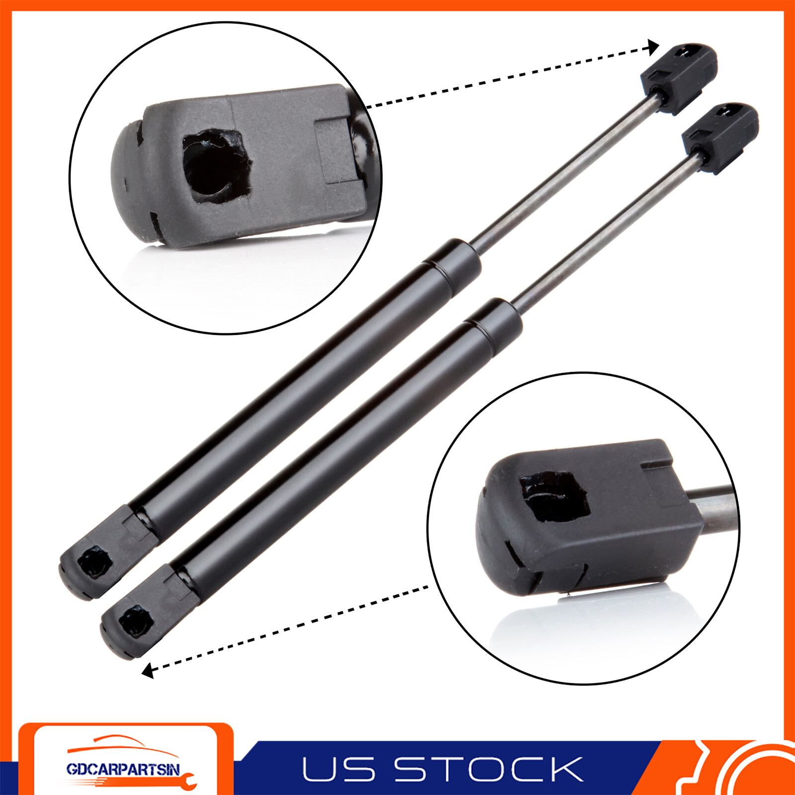 2 Rear Trunk Lift Supports Struts Shocks Gas Springs Fits Dodge Intrepid 1998-04