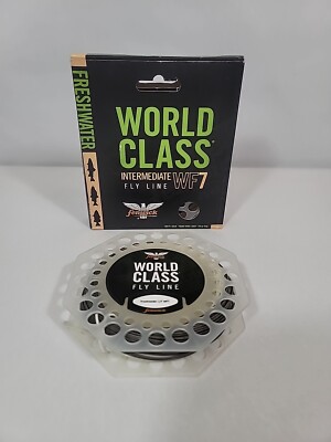 Fenwick World Class Freshwater Intermediate Fly Line WF7. Trans Ivory /Grey-NEW