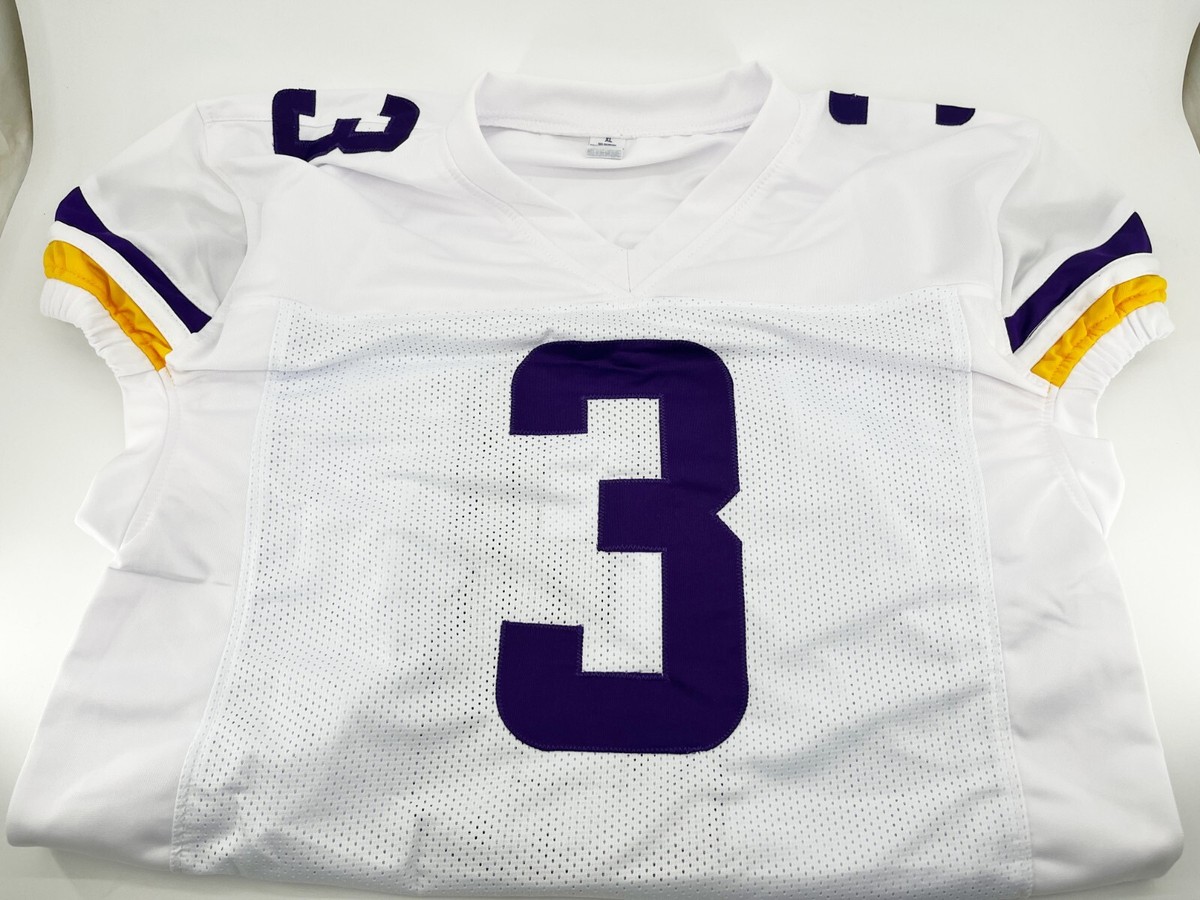 ジョー・モンタナ直筆サイン入りCARRIER STAT WHITE JERSEY - トップス
