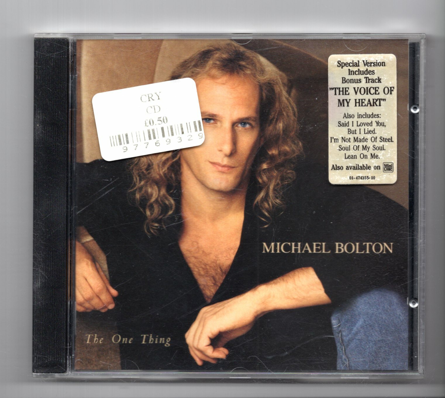 (JT81) Michael Bolton, The One Thing - 1993 CD