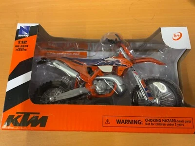 NewRay KTM EXC 300 TIP 1:12 Die-Cast Motocross MX Toy Model Bike Orange