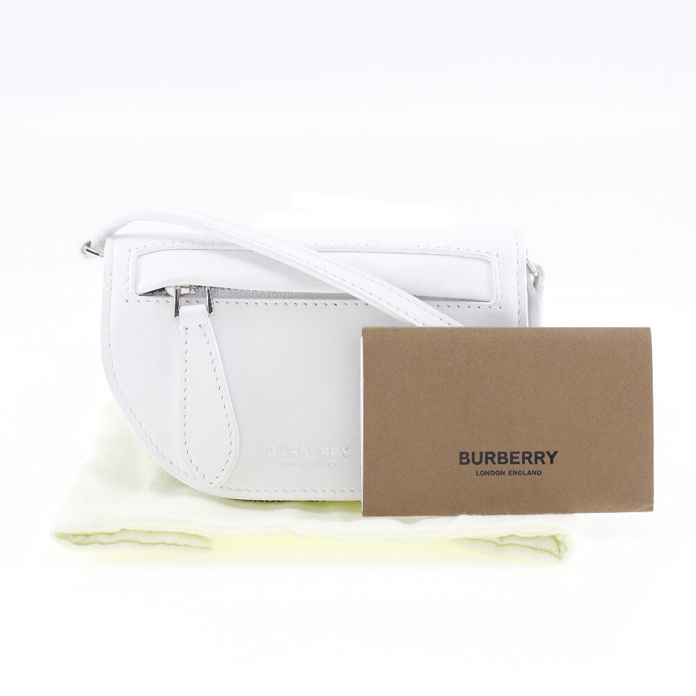【BURBERRY】 OLYMPIA MINI SMOOTH LEATHER SHOULDER BAG Burberry - Olympia Mini leather shoulder bag Burberry