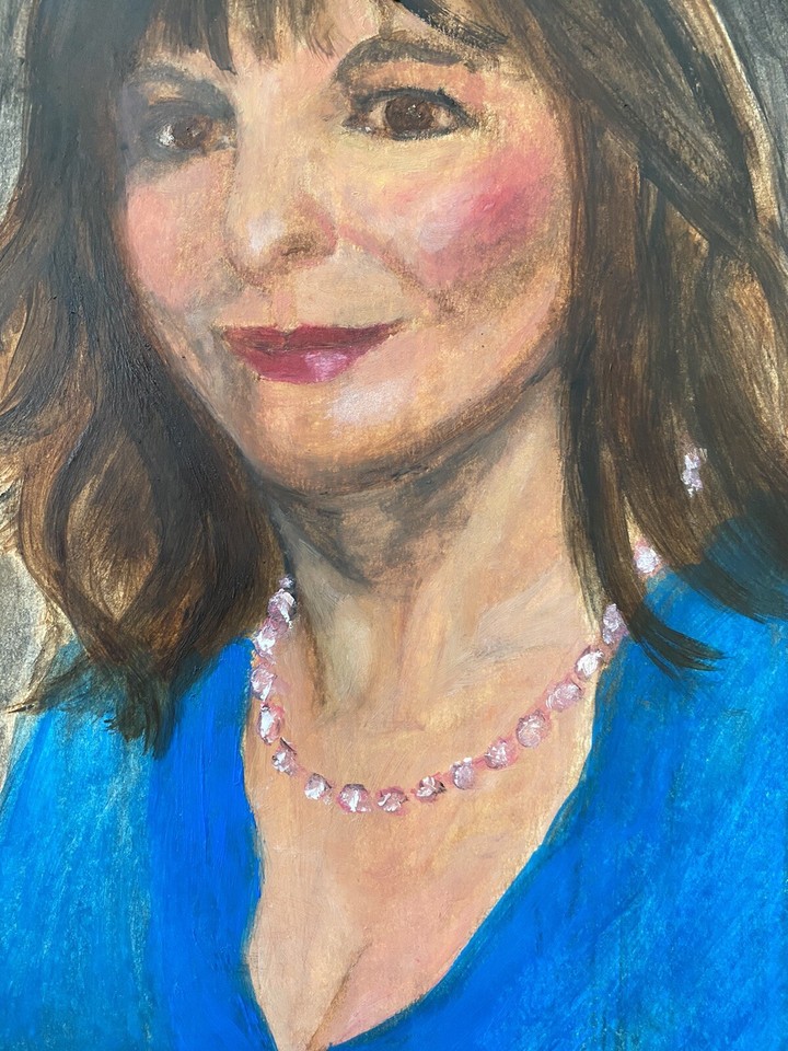 Portrait Oil On Paper Original Art Painting Signed B Ulikowska eBay