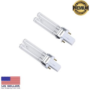 2x UV Bulb 9 Watt 9W Germicidal G23 UVC Sterilizer Filter Odyssea Only