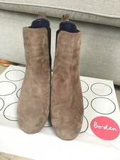Boden Suede Ankle Boots Light Brown - Size 5 Pre Loved ❤️