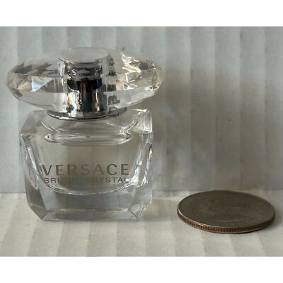 VERSACE Bright Crystal Eau De Toilette Splash 0.17 oz/5 ml Mini Size