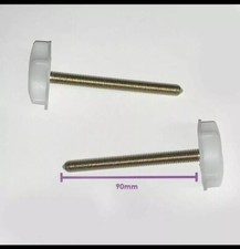 2 X Headboard Fitted Bolts  Screws For Divan Bed Base Extra Long M8 x 90mm