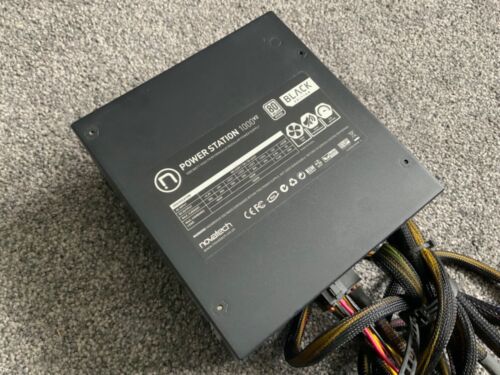 NovaTech Power Station 1000v2 PC 1000 Watt Power Supply. Twin PCIe connectors. - Picture 4 of 8