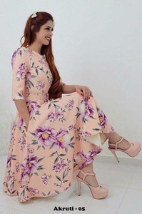 printed one piece gown