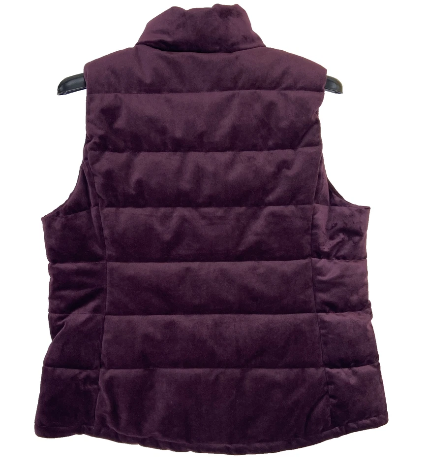 ZeroXposur Velour Puffer Vest Burgundy Women's Size XXL NWT - Image 2 of 4