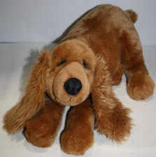 Dakin Lou Rankin Charley Cocker Spaniel Dog 14" Plush Stuffed Soft Toy Applause