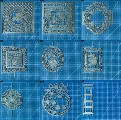 Rahmen Stanzformen Metall Cutting Dies Scrapbooking Stanzschablonen Präge Karte