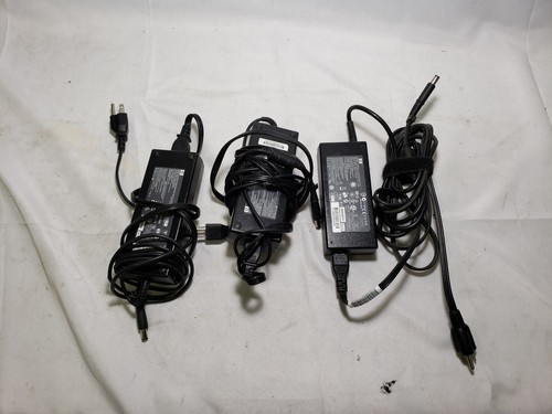 Assorted Lot of 3 HP 120W 18.5V 6.5A AC Adapter 7.4mm Tip w/Power Cable - Picture 3 of 8