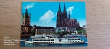 Postkarte Passagierschiff Köln Rhein Dom Groß St. Martin ungel_