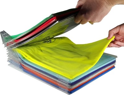 100-Pack Recycled Plastic Clothing Organization System - Versatile & Compact