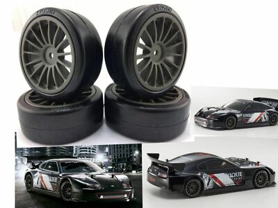 R/C 1/10 On Road Car Drift Tire Set for Tamiya TT01 TT02 Kyosho FW06 HPI 4pcs | eBay