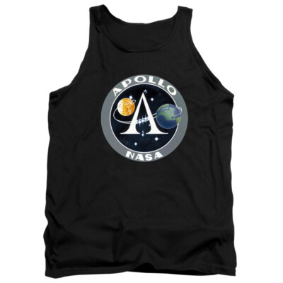 NASA APOLLO MISSION PATCH Licensed Men's Graphic Tank Top Sleeveless Tee SM-2XL