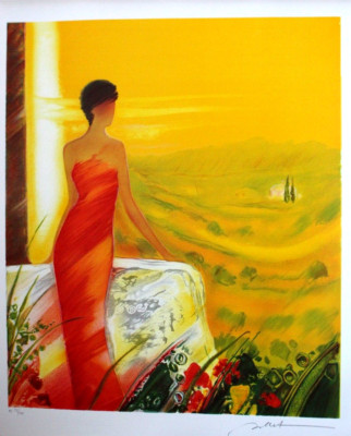 BELLET ''ADOSSEE a la LUMIERE'' LE ARTIST PROOF ON WOVE PAPER