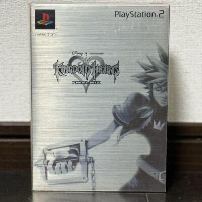 PS2 KINGDOM HEARTS FINAL MIX Platinum Limited w/ Figure