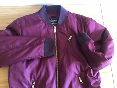 eddie bauer bomber jacket mens large