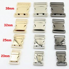 20mm 25mm 32 38mm Metal Bag Backpack Strap Quick Side Release Buckle Clip Clasp