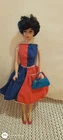 Barbie Vintage 1963 Fancy Free Red & Blue Dress #943  Combine Postage