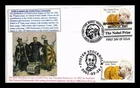 DR JIM STAMPS US COVER NOBEL PRIZE CENTENNIAL FDC JOINT ISSUE BACK COMBO