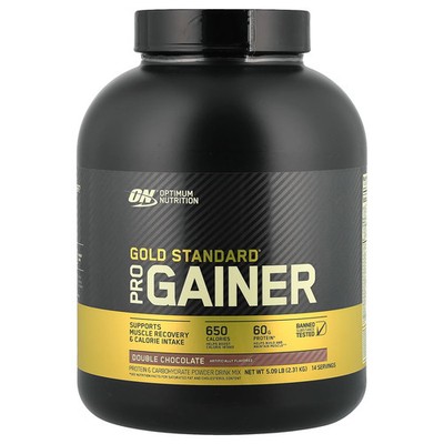 Gold Standard  Pro Gainer, Double Chocolate, 5.09 lb (2.31 kg)