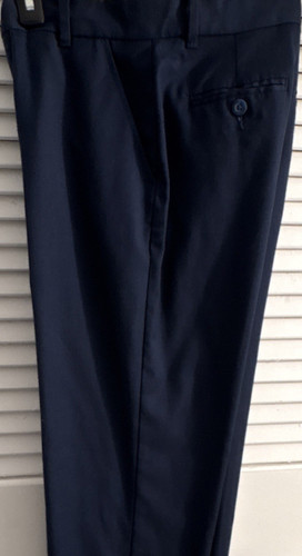 Tommy Hilfiger Men's Navy 2 Piece Suit Single-Breasted Flat Front Size 16