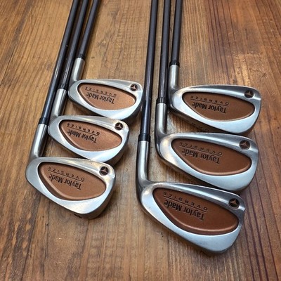TAYLORMADE BURNER OVERSIZE IRONS SET 4-9 BUBBLE R-80 PLUS GRAPHITE RH.