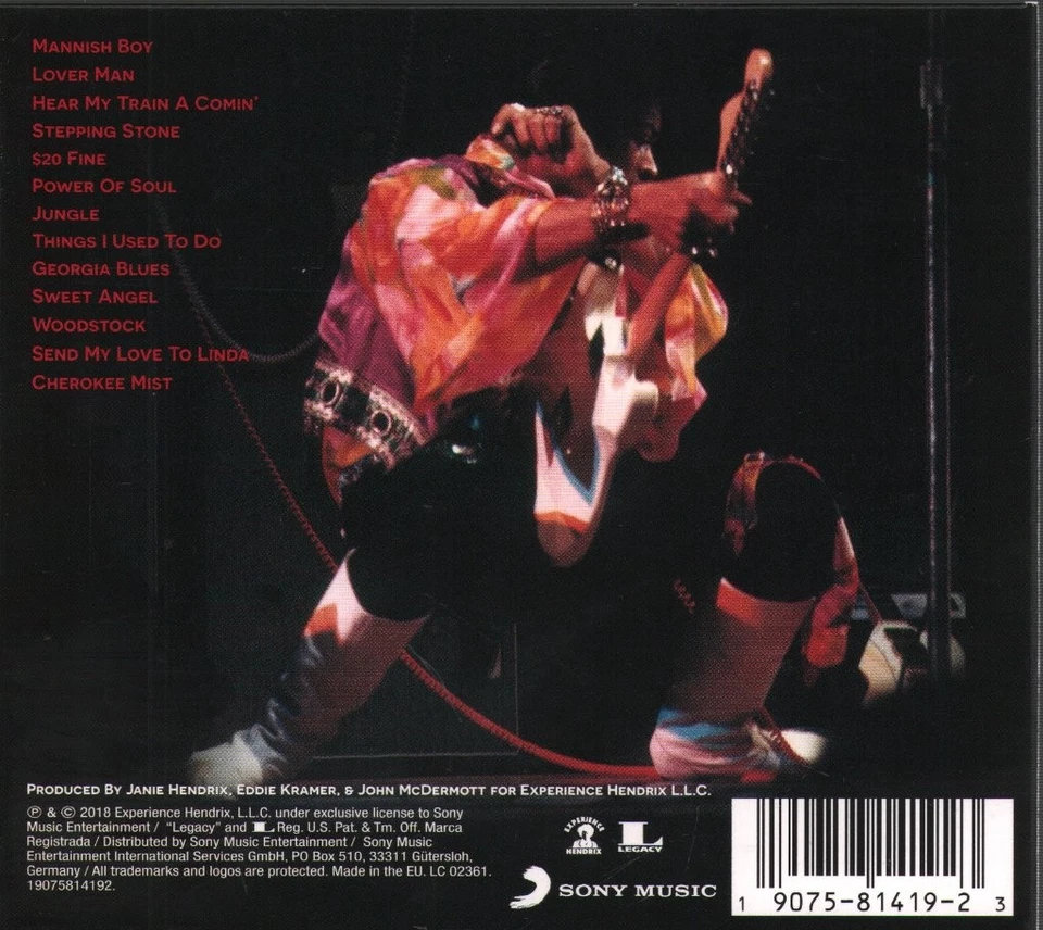 Jimi Hendrix Both Sides of the Sky CD Europe Experience Hendrix 2018 in digipak - Bild 2 von 2