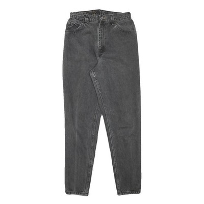 LEVI'S Damen Jeans Schwarz Relaxed Tapered Denim Medium W26 L29 Classic Style