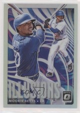 2020 Panini Donruss Optic Optic Illusions Holo Prizm Mookie Betts #OI-7 02v3
