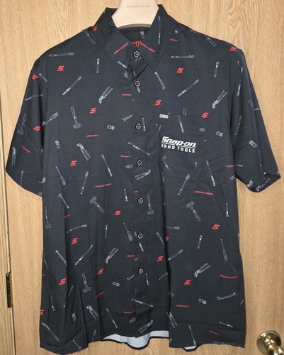 Snap On Tools Dixxon Flannel Co Limited Edition button down L Rare!