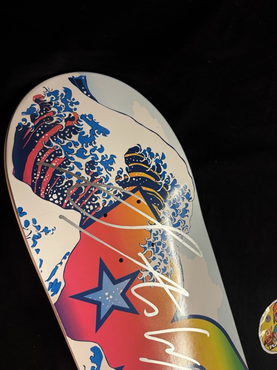 RARE SIGNED Stevie Williams Waves DGK Skateboard Deck Dirty Ghetto