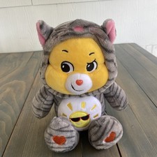 Care Bears Funshine Bear in Kitty Cat Suit 12" Plush Stuffed Animal Toy J8 