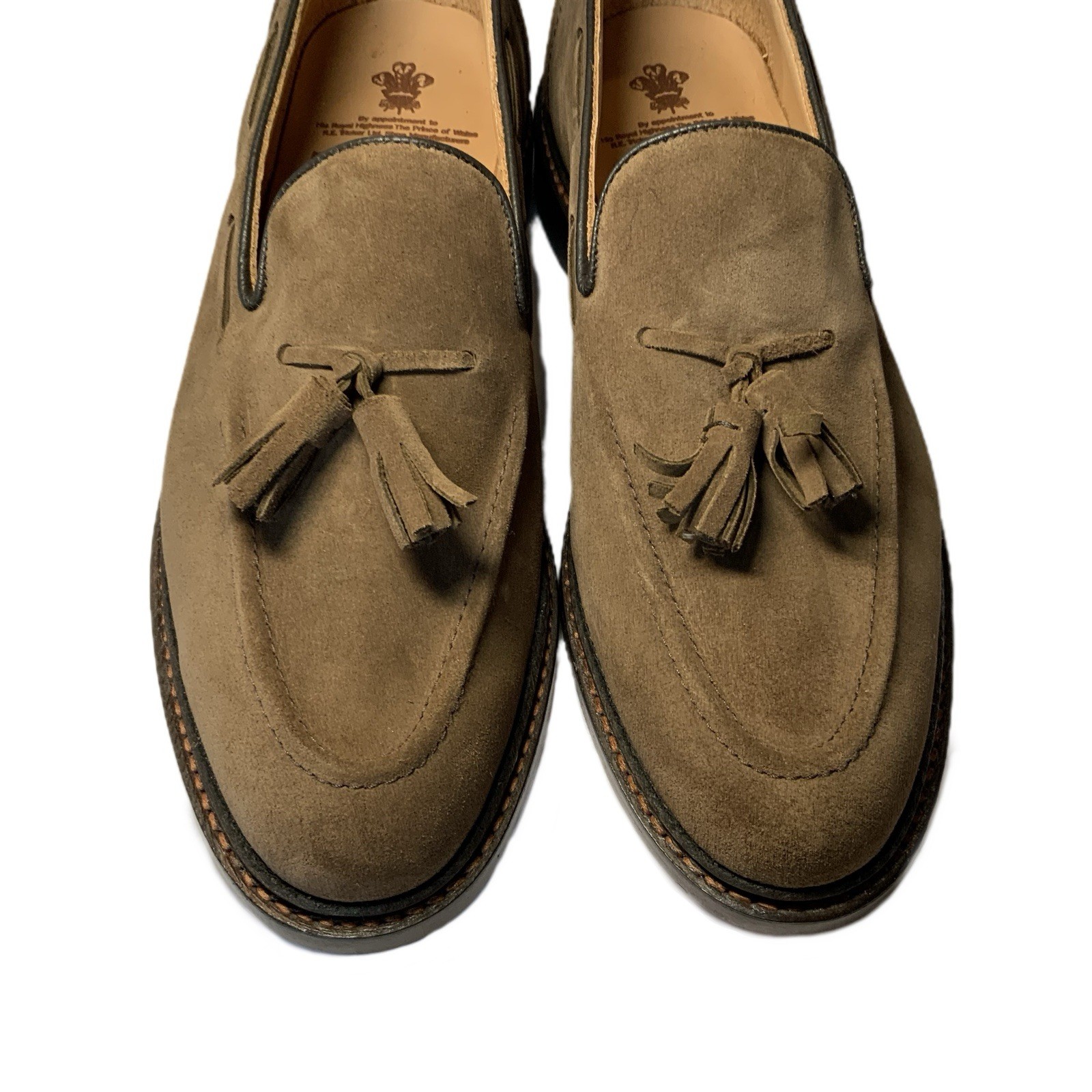 RRP £495 NOW £195!!! TRICKER’S ELTON TASSEL LOAFERS BROWN UK 10| HANDMADE IN UK image 4