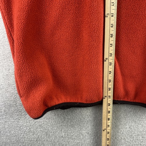 Vintage Eastern Mountain Sports EMS 1/2 Zip Fleece Jacket Mens Large Orange - Picture 11 of 12