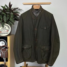 Barbour Dept B Commander Wax Jacket Mens L Ol...