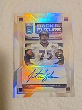 2021 Donruss Elite Jonathan Ogden Back to the Future Signatures 15/49