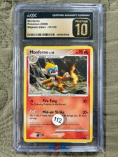 🔥 2008 Pokemon Monferno - Majestic Dawn 41/100 - CGC 10 Pristine 🔥 on eBay
