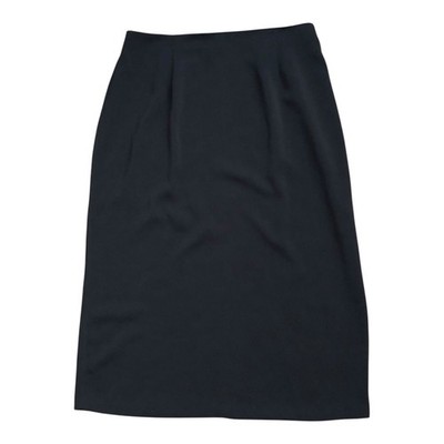 Studio C Classic Collection Plus 20 Black Pencil Skirt Side Elastic Back Zip